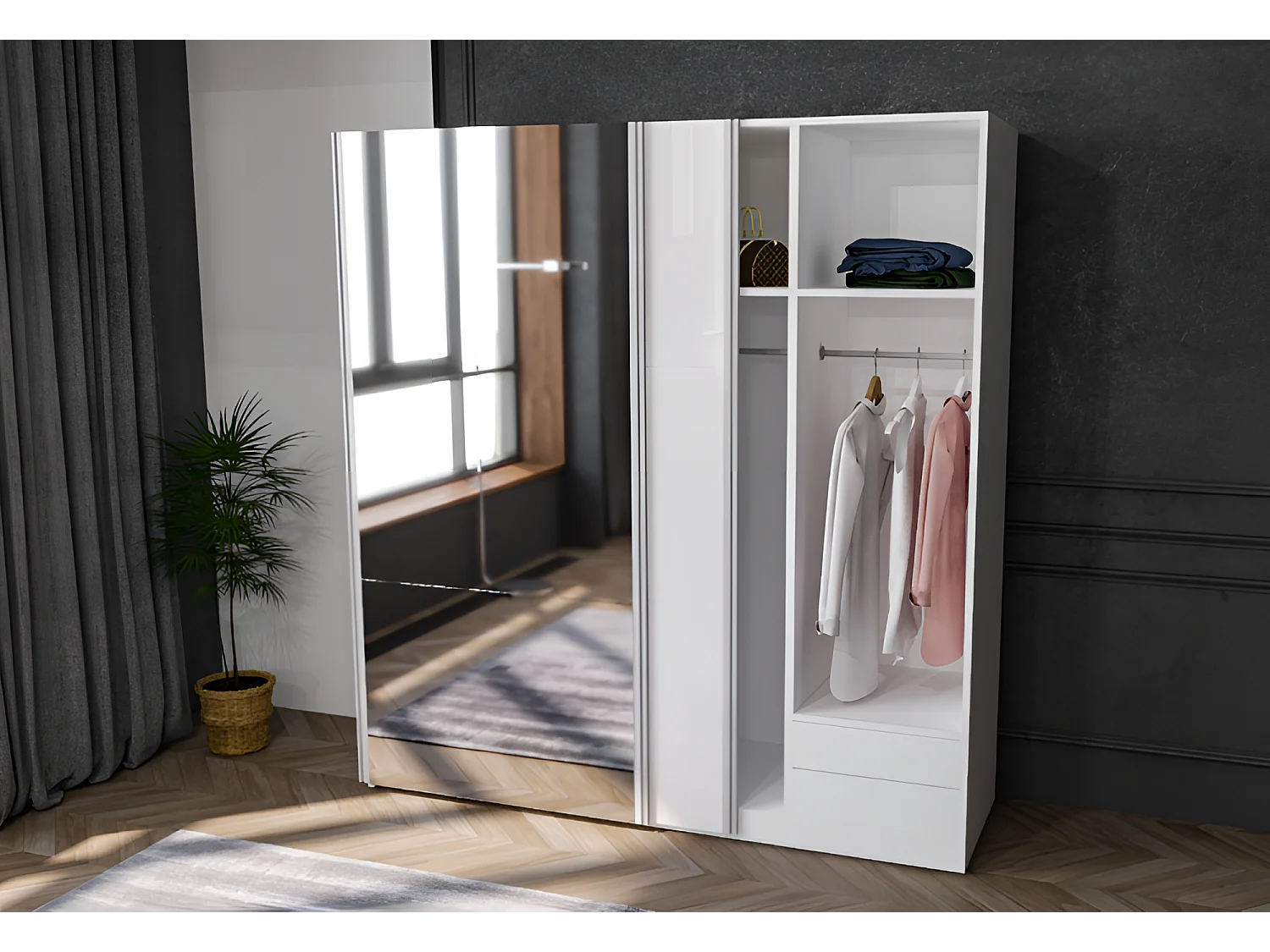 Kleiderschrank Matrix (200cm)