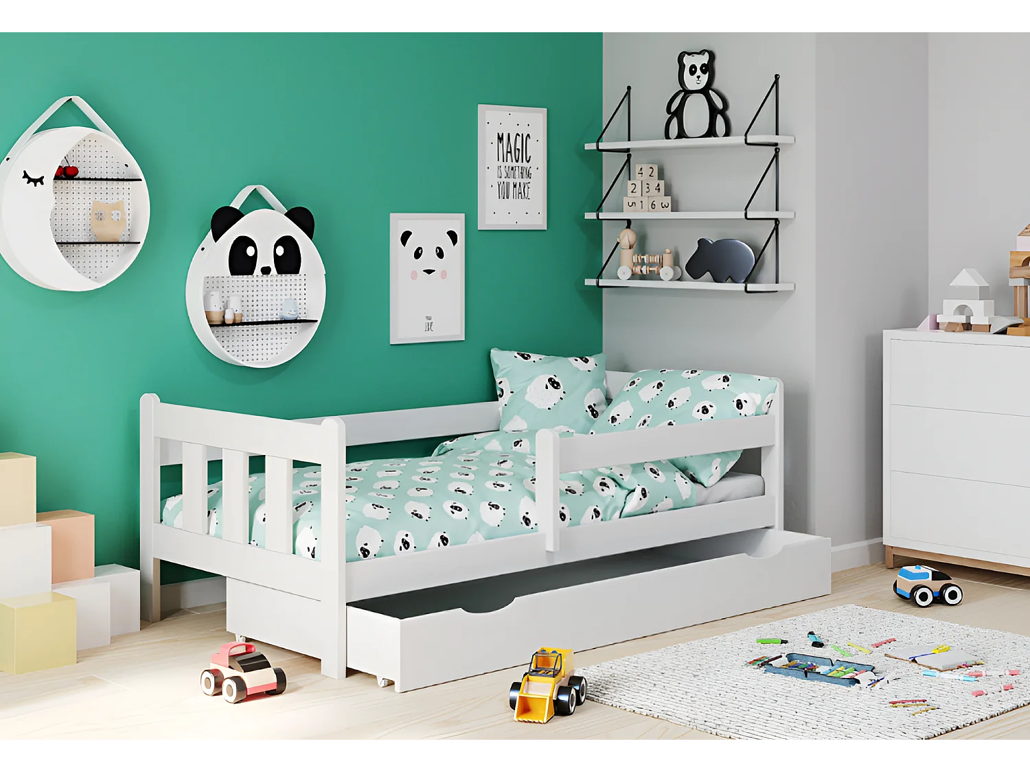 Lit Orsola Lux/80x160/Blanc