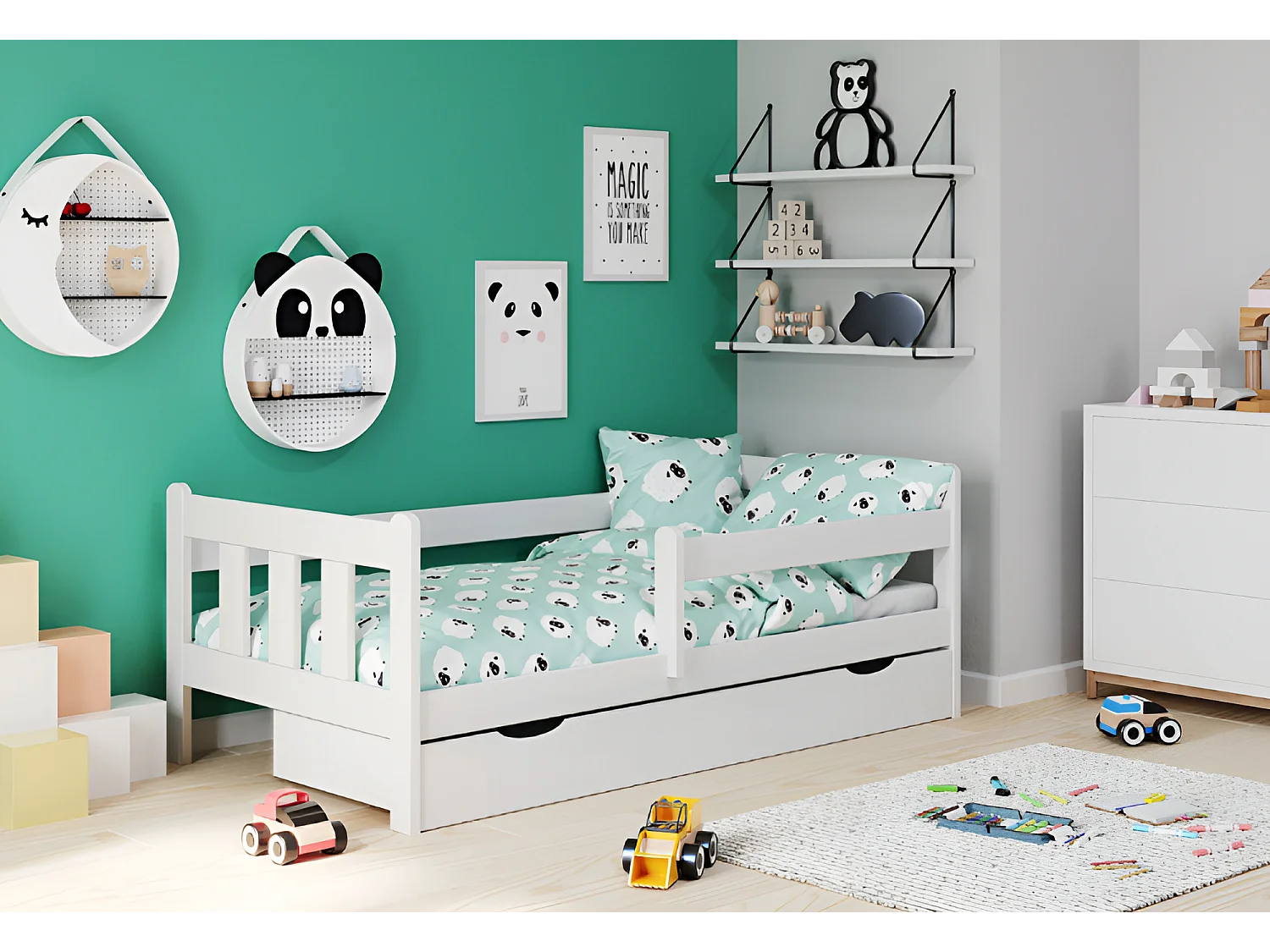 Lit Orsola Lux/80x160/Blanc