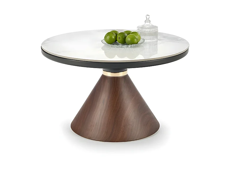 Beistelltisch Talma L/Weiss&Braun