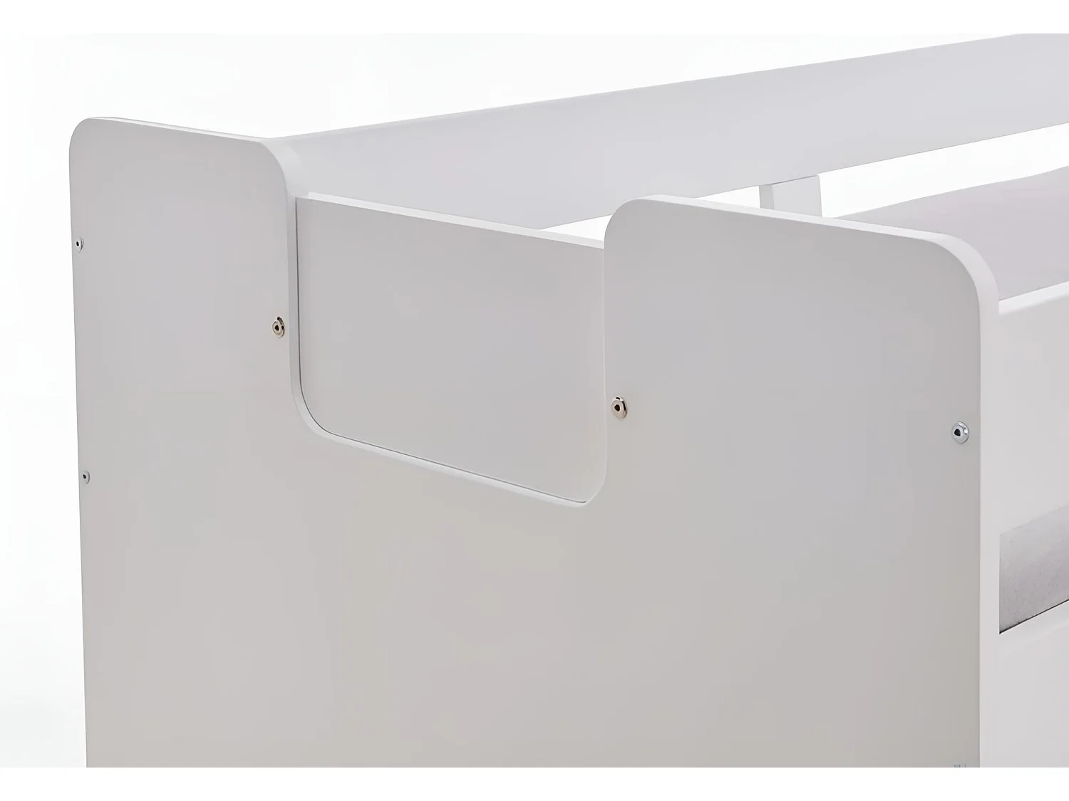 Bett Flory/90x200/Schubladen/Weiss