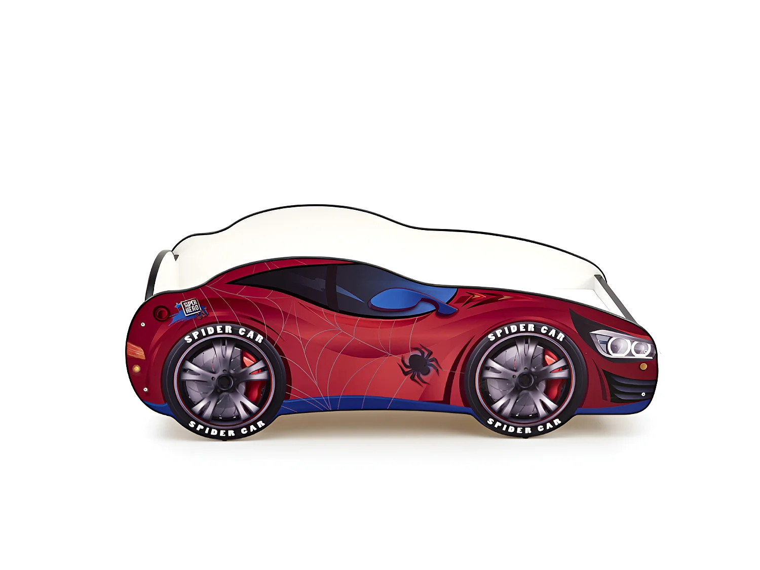 Bett Spider Car/70x140/Rot
