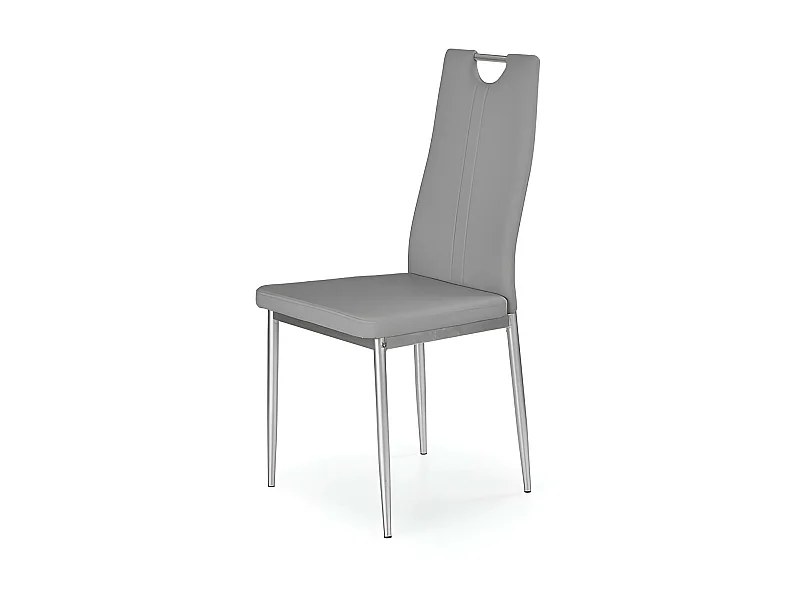 Sedia K202/Similpelle/Grigio