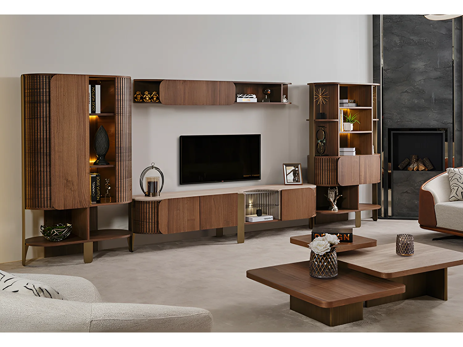 Sedia K202/Similpelle/Grigio