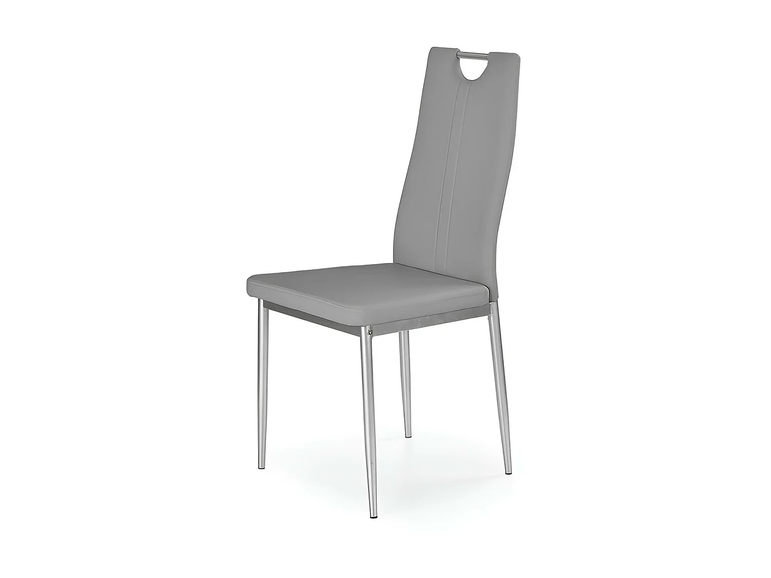 Chaise K202/Simili Cuir/Gris