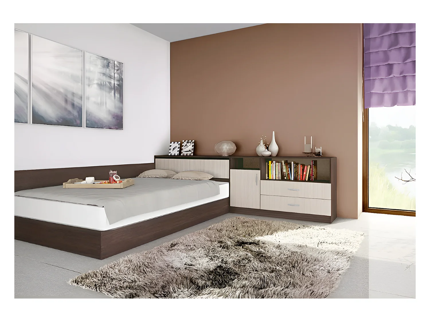 Chambre d'enfants Look/brun