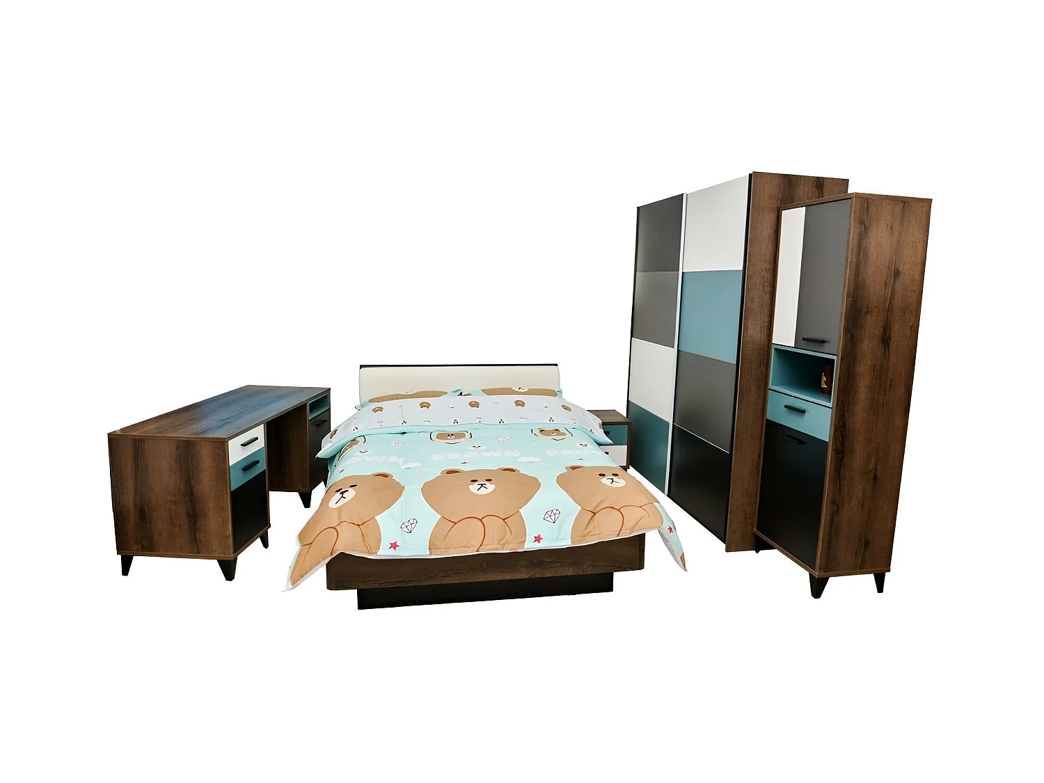 Kinderzimmer Ravena Lux/braun