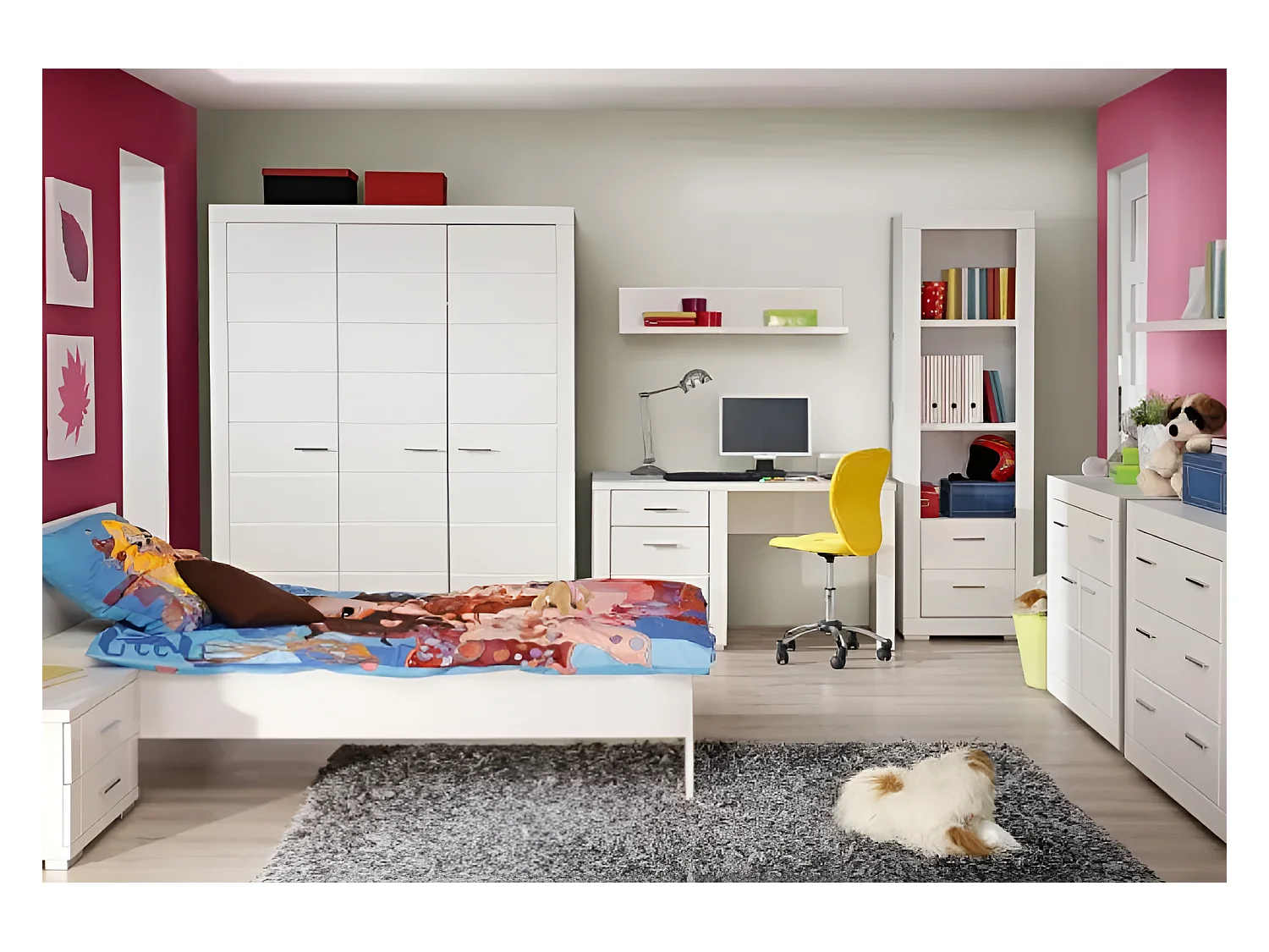 Chambre d'enfants Snou/blanc
