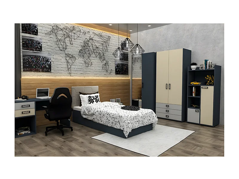 Chambre d'enfants Pilot/bleue