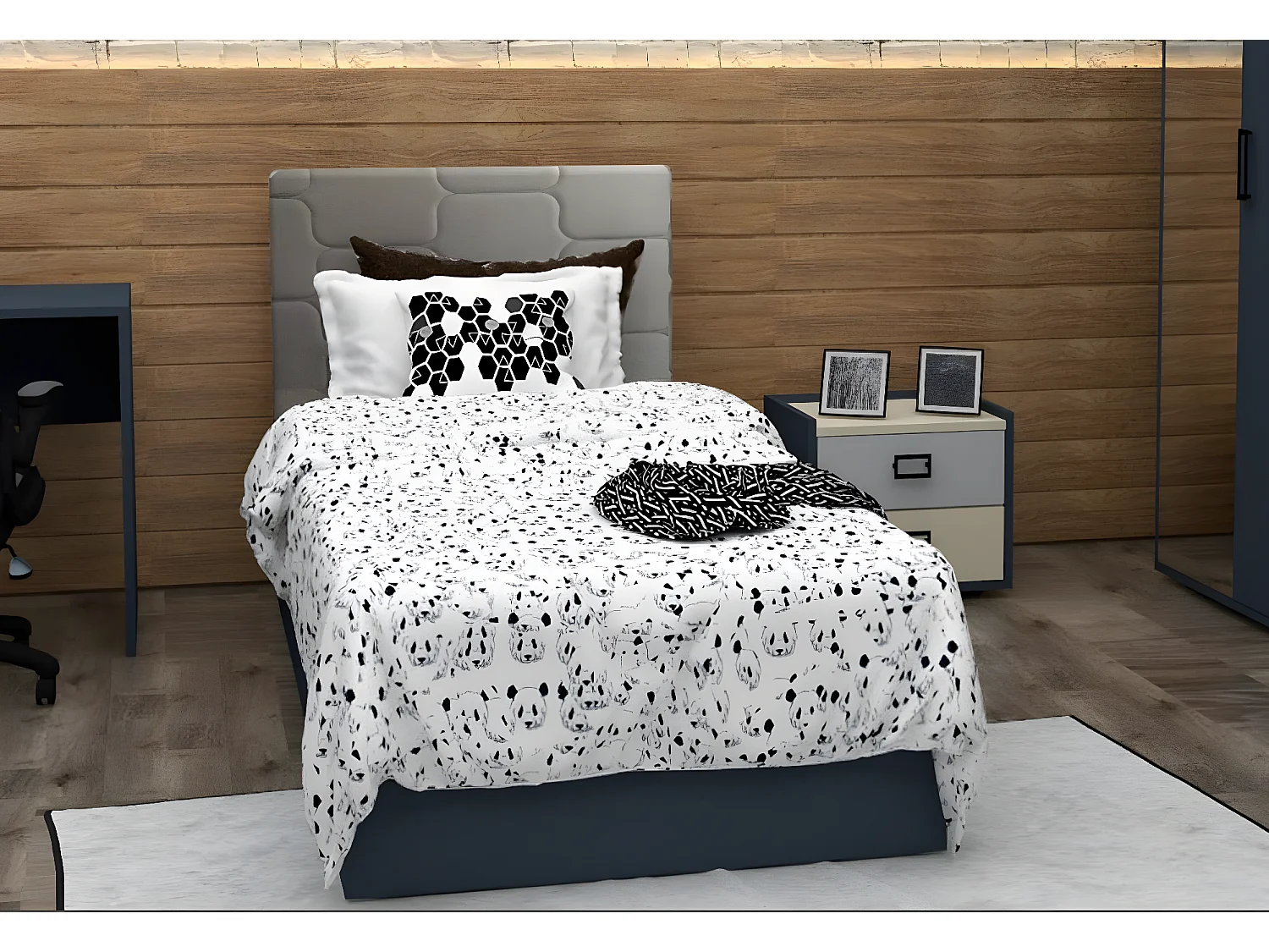 Chambre d'enfants Pilot/bleue