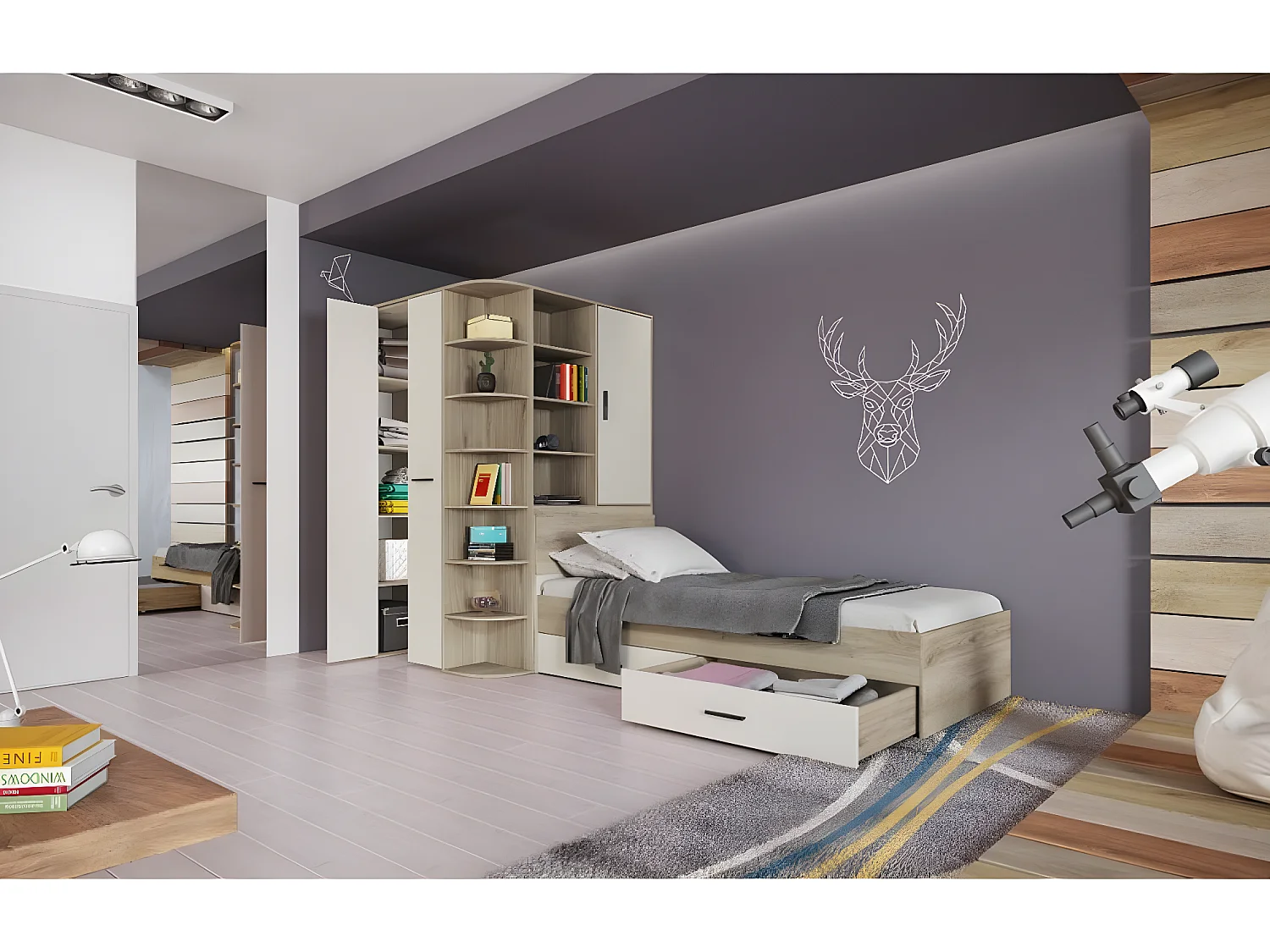 Camera dei bambini Rocco/bianco&Sonoma