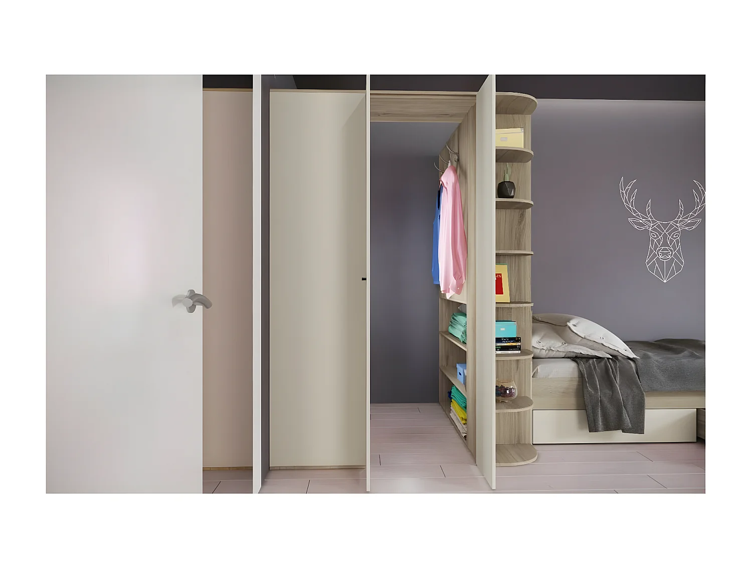 Camera dei bambini Rocco/bianco&Sonoma