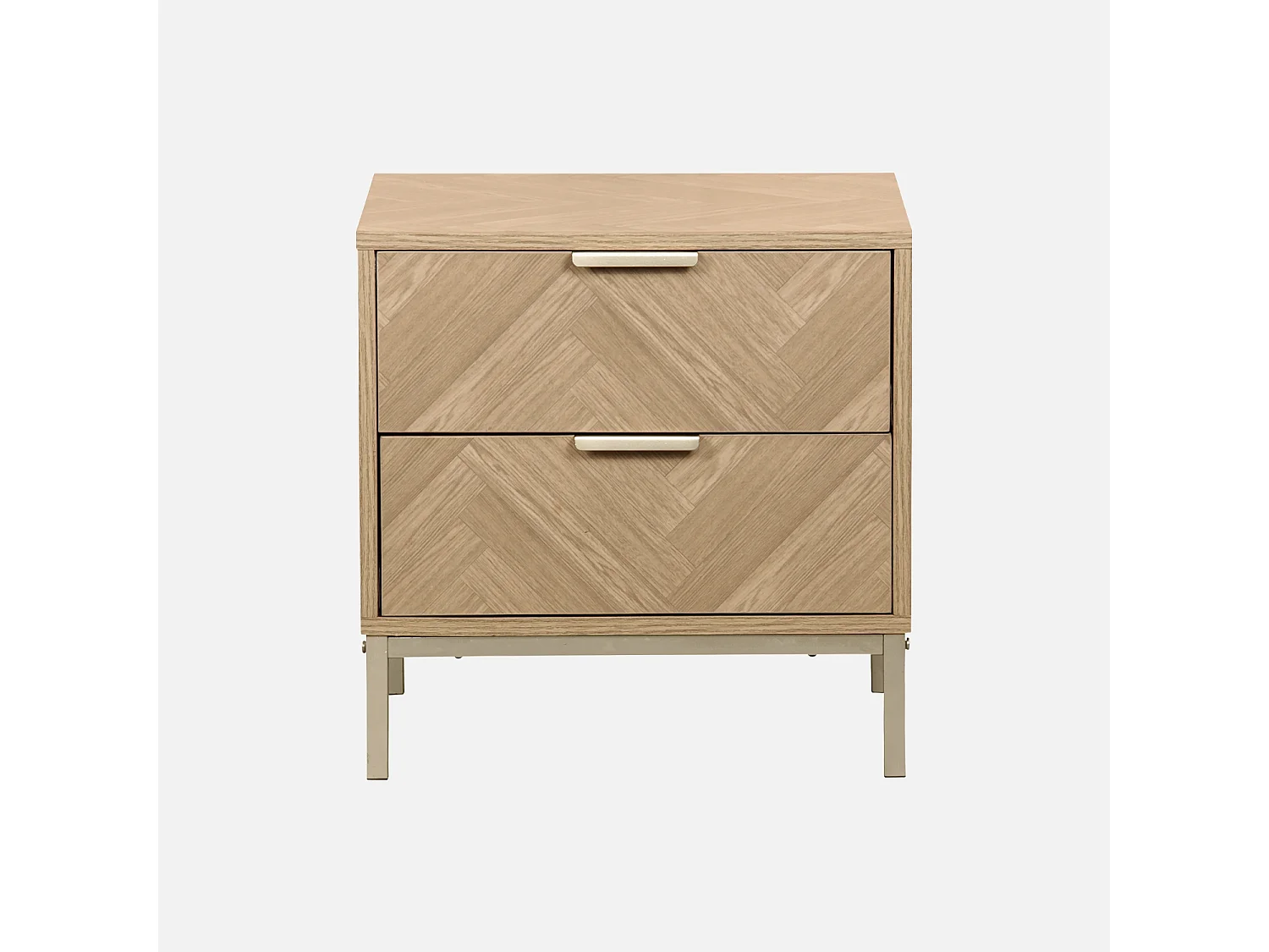 Table de chevet. Budapest. deux tiroirs. L 45 x l 40 x H 45cm