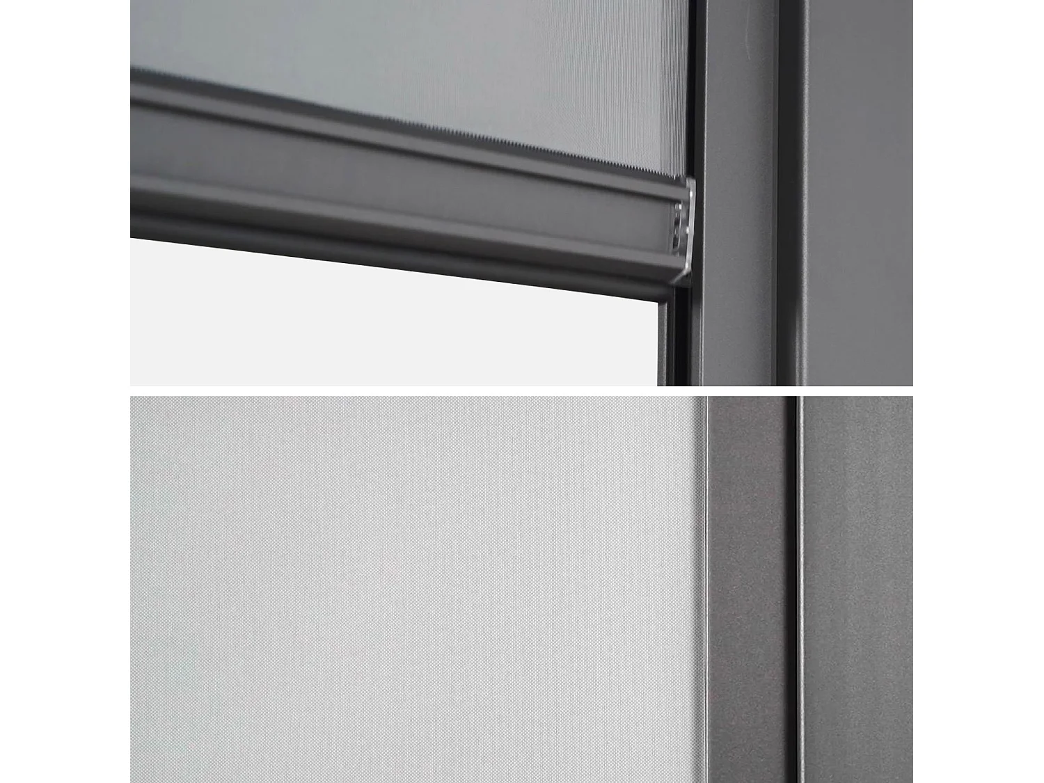 Toldo vertical de 4m para pérgola triomphe  antracita