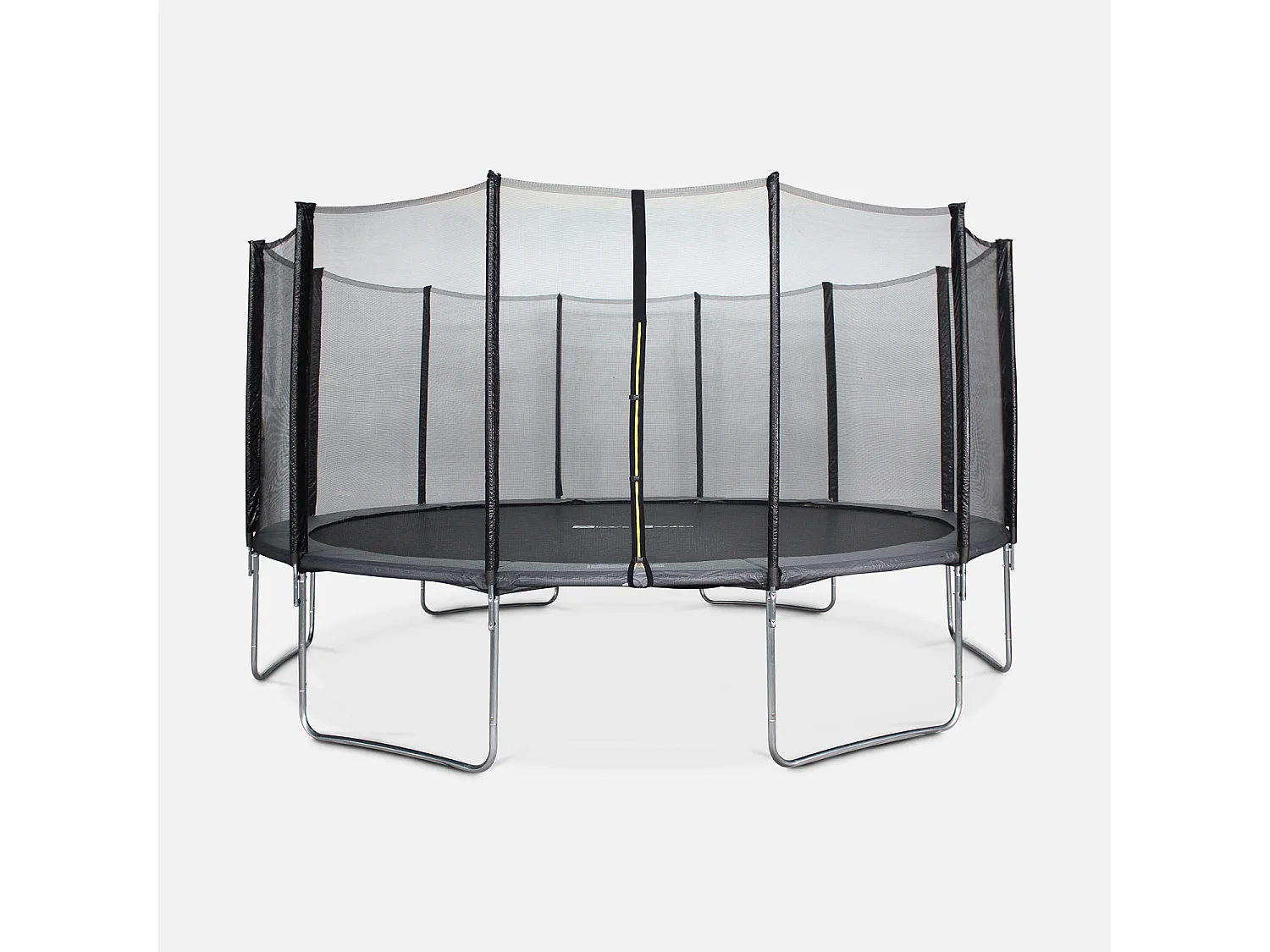 Cama elástica con protección red de 490cm gris