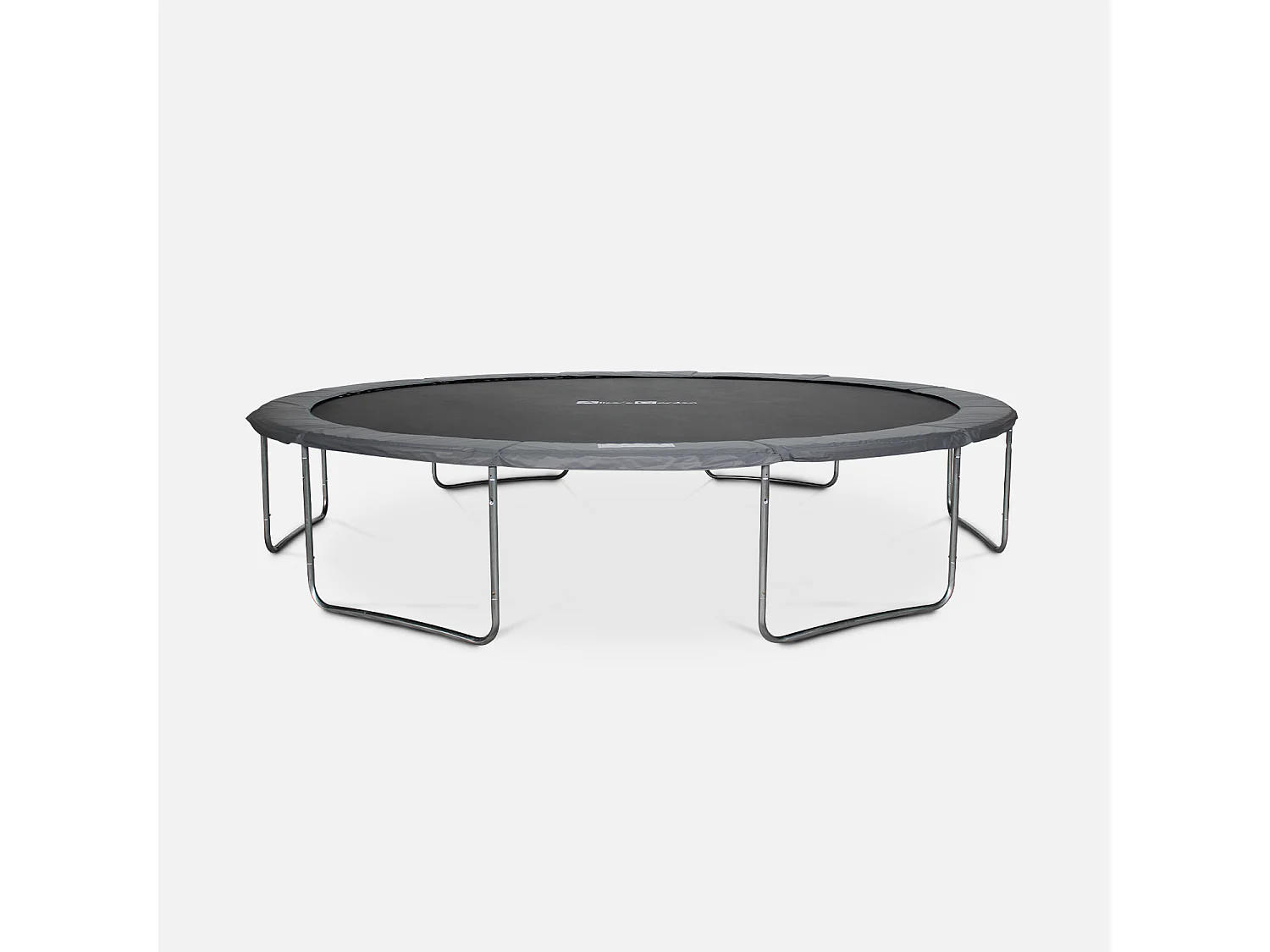 Cama elástica con protección red de 490cm gris