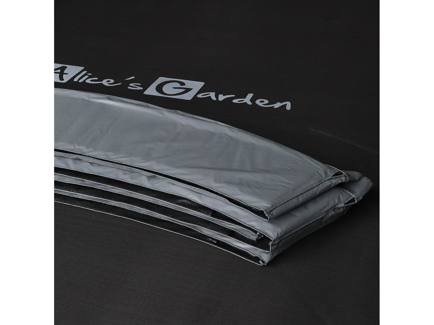 Trampolino 370cm rete interna, grigio