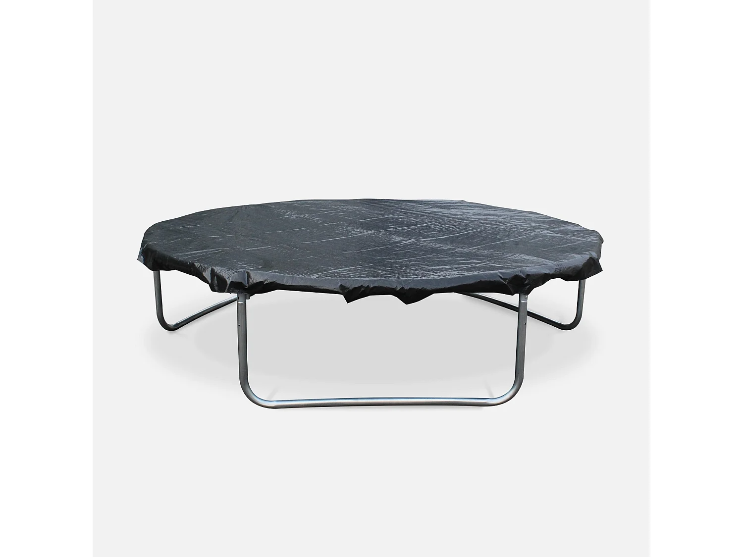 Cama elástica red interior con paquete de accesorios, 250cm gris