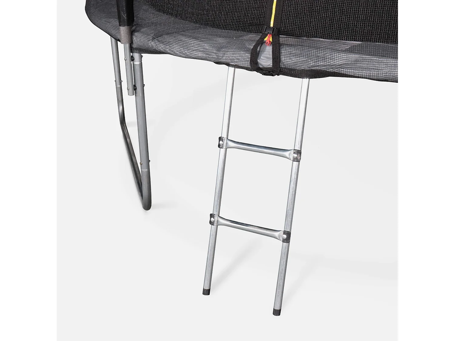 Cama elástica 370cm con pack de accesorios gris