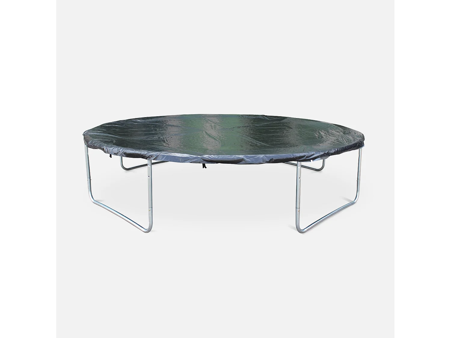 Cama elástica 370cm con pack de accesorios gris