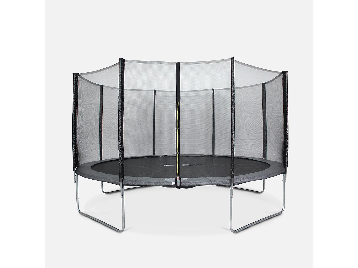 Trampoline rond Ø 430cm gris avec son filet de protection - Vénus - Trampoline de jardin 430cm 4m| Qualité PRO. | Normes EU