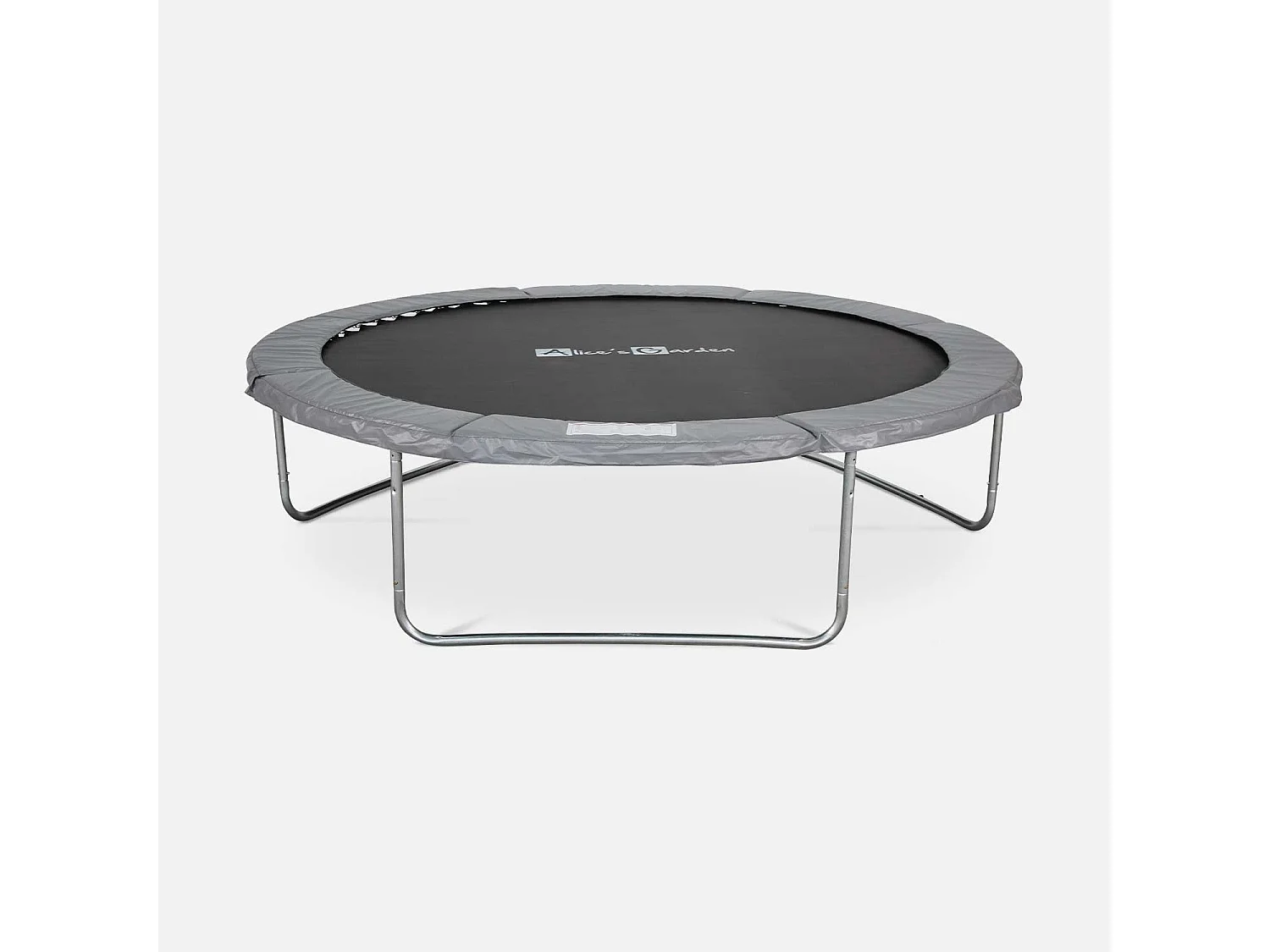 Cama elástica con protección red de 305cm gris