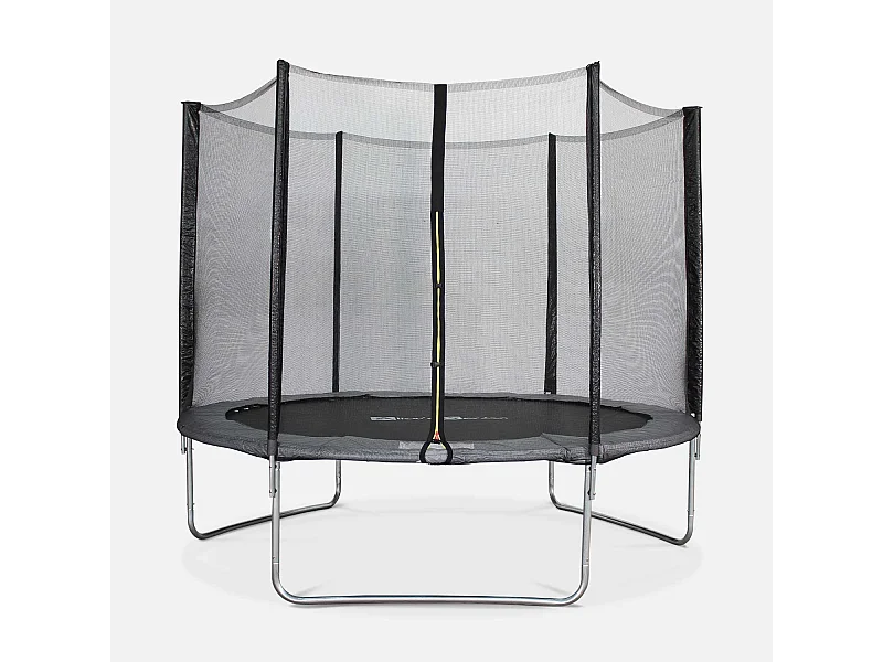 Cama elástica con protección red de 305cm gris