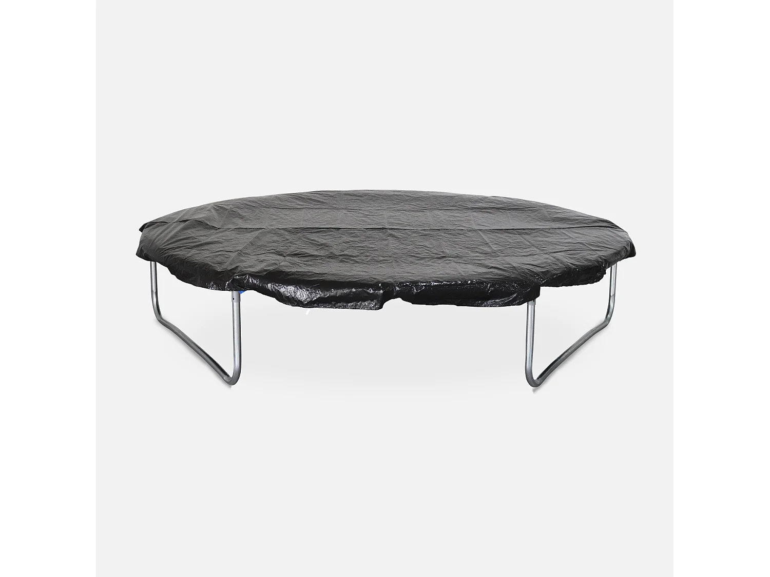 Trampoline 250 cm. bleu. avec filet de protection. bâche. filet pour chaussures. kit d’ancrage