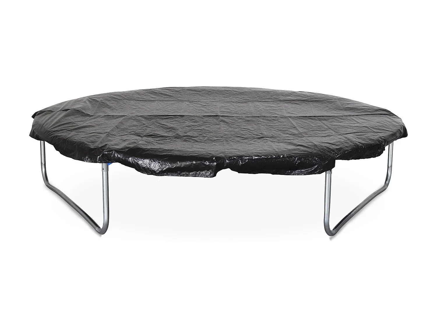 Trampoline 250 cm. bleu. avec filet de protection. bâche. filet pour chaussures. kit d’ancrage