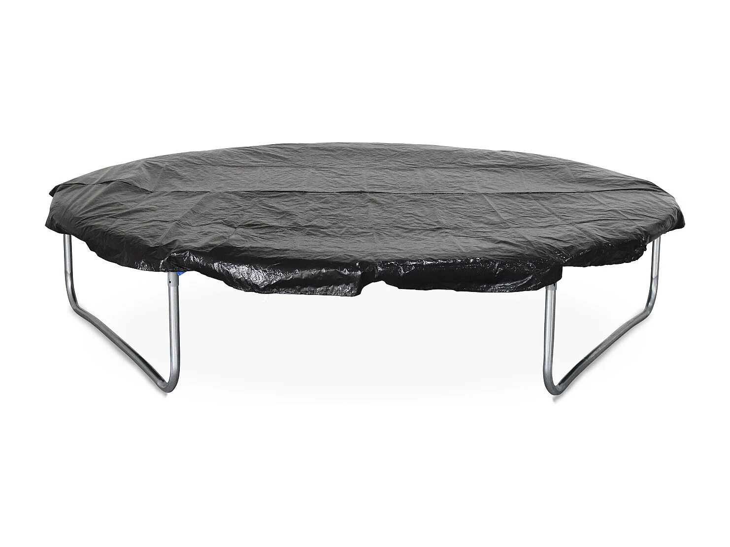 Trampoline 250 cm. bleu. avec filet de protection. bâche. filet pour chaussures. kit d’ancrage