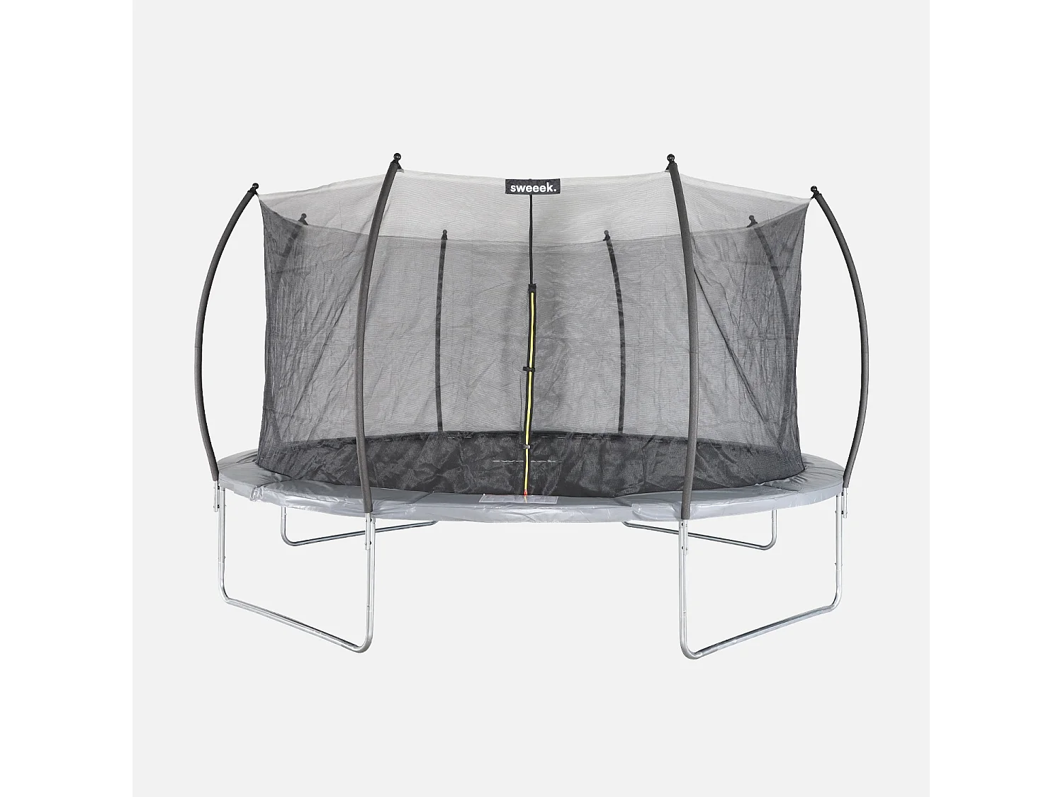 Trampolino 430cm rete interna, grigio