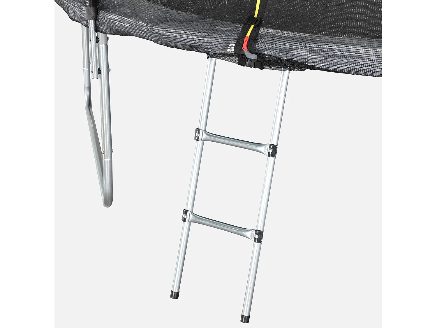 Cama elástica con pack de accesorios, 305cm gris