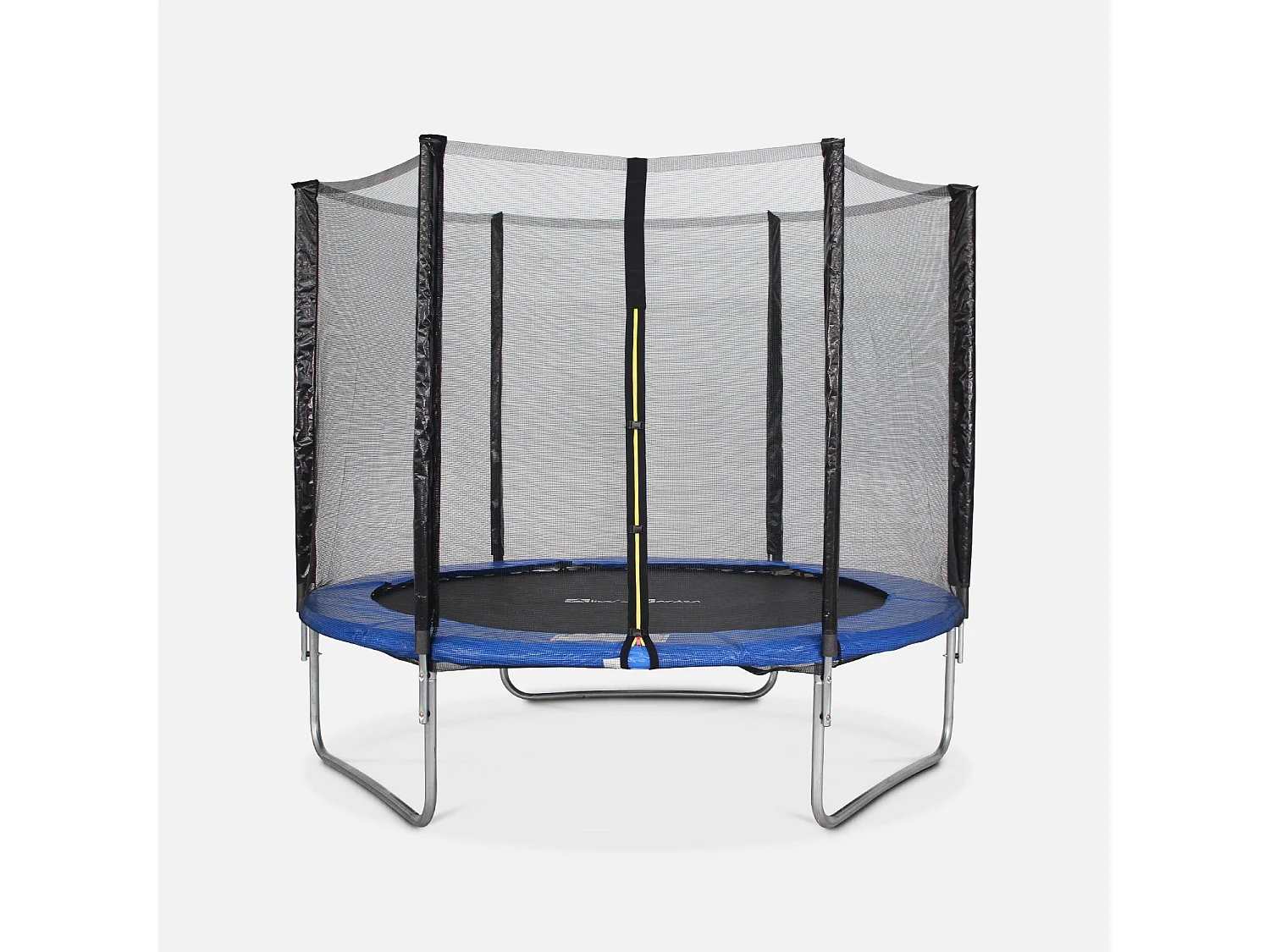 Trampoline rond Ø 250cm bleu avec son filet de protection - Pluton - Trampoline de jardin 2.5m| Qualité PRO. | Normes EU.