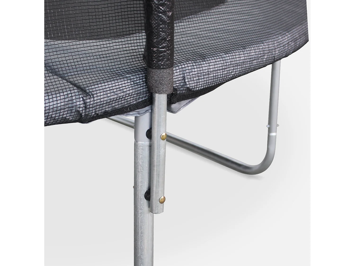 Trampolino 180cm con rete di protezione, grigio