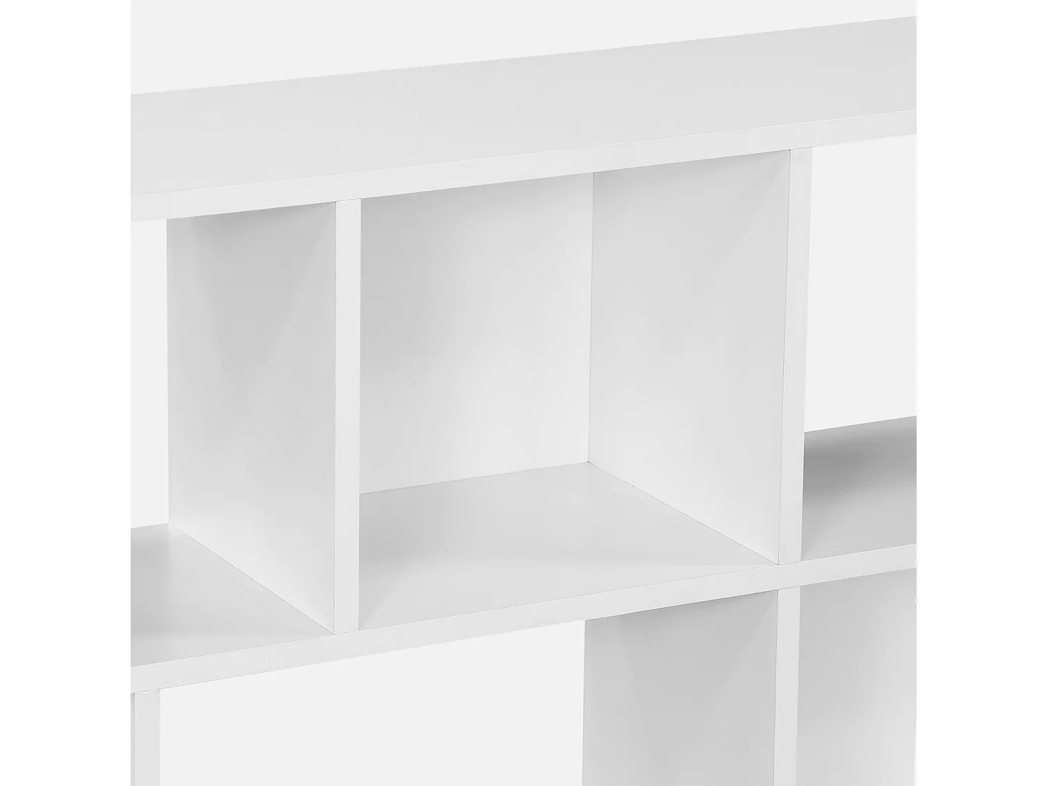 Scaffale con 3 ripiani e 12 scomparti, bianco