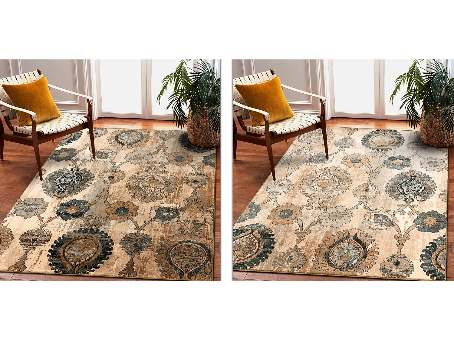 tapijt POLONIA Olivo Ornament kamel beige 300x400 cm