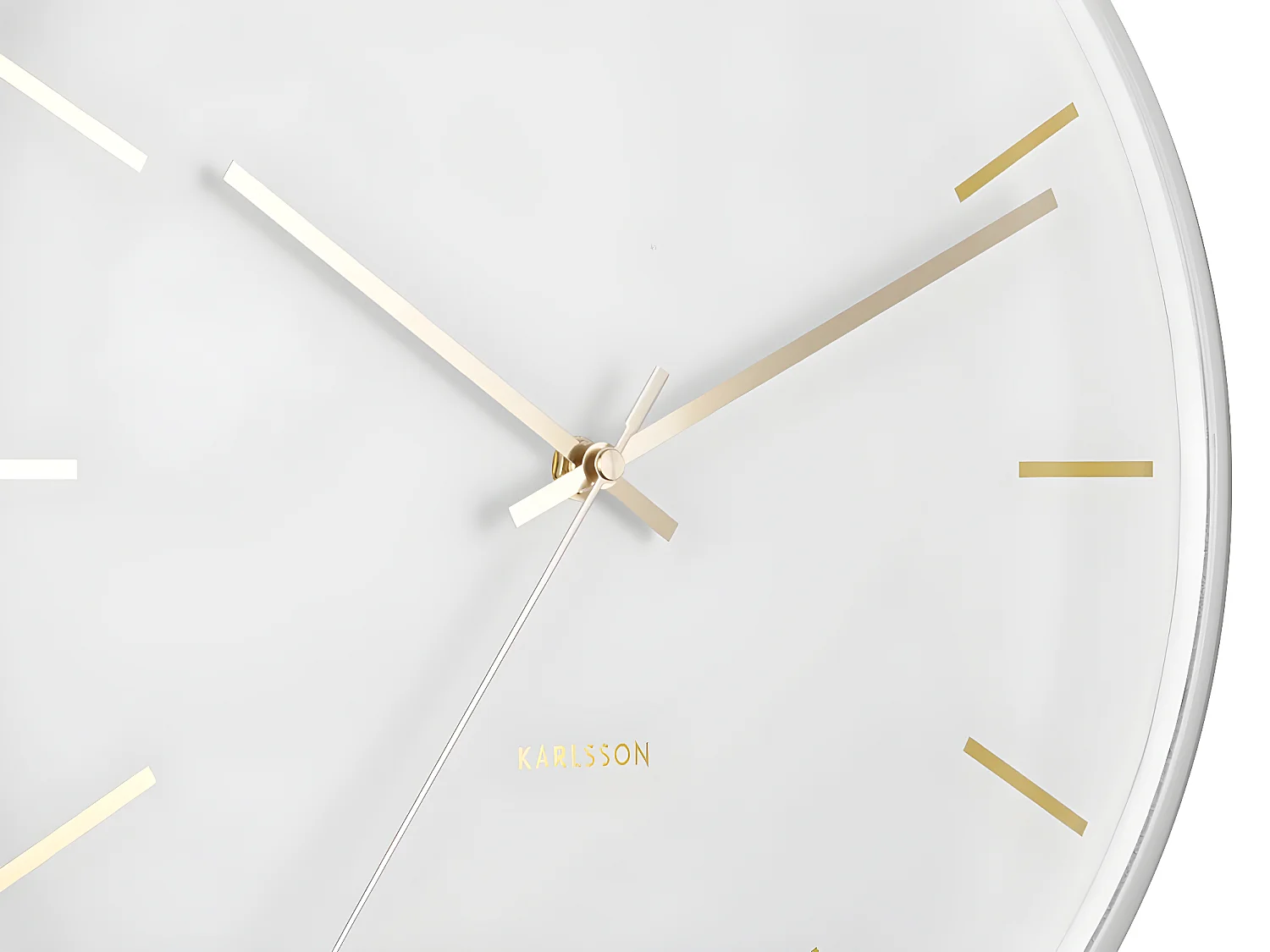 Wanduhr Globus - Weiß - Ø40cm