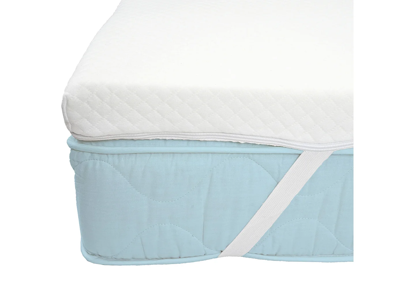 Nakładka na materac z pianką memory foam MCW-E63,  90 x 200 cm pianka wiskozowa