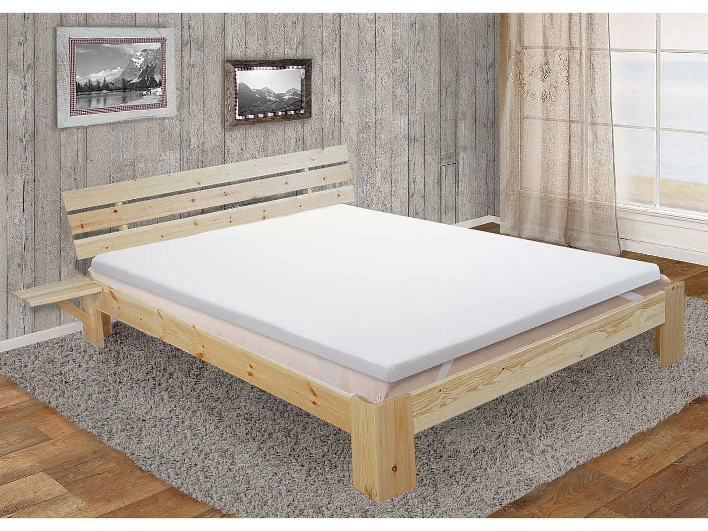 Colchão de espuma viscoelástica MCW-E63,  140 x 200 cm Espuma viscoelástica