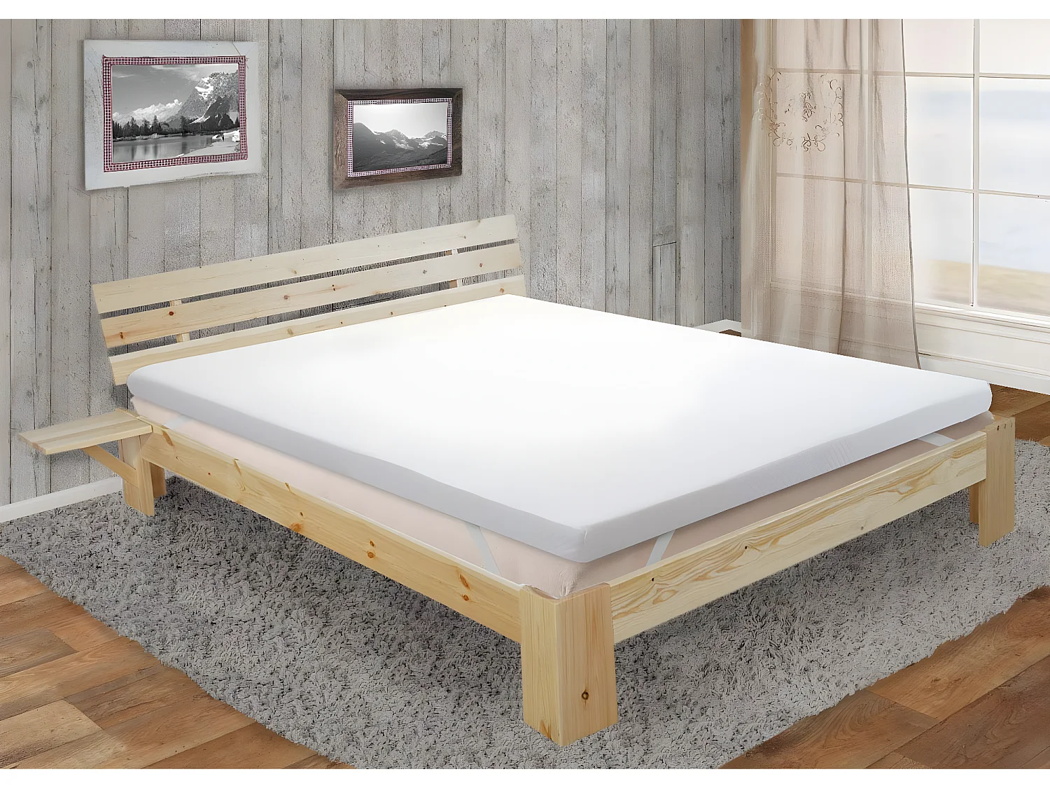 Surmatelas en mousse froide de 10 cm MCW-E6,  140x200cm