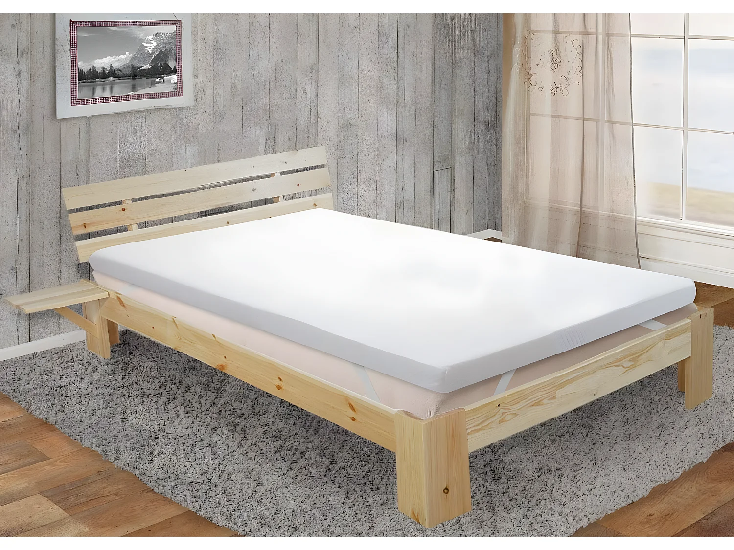 Kaltschaum-Matratzentopper MCW-E6, 90x200cm