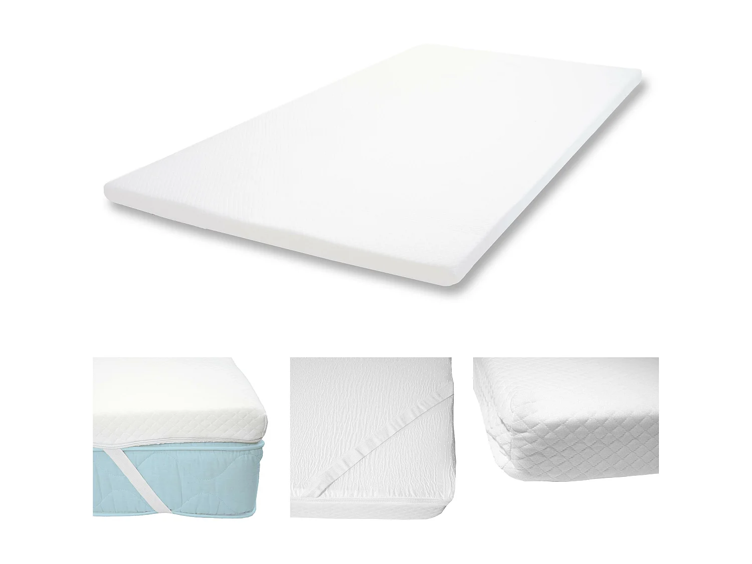 Capa de colchão de espuma fria MCW-E63,  140x200cm