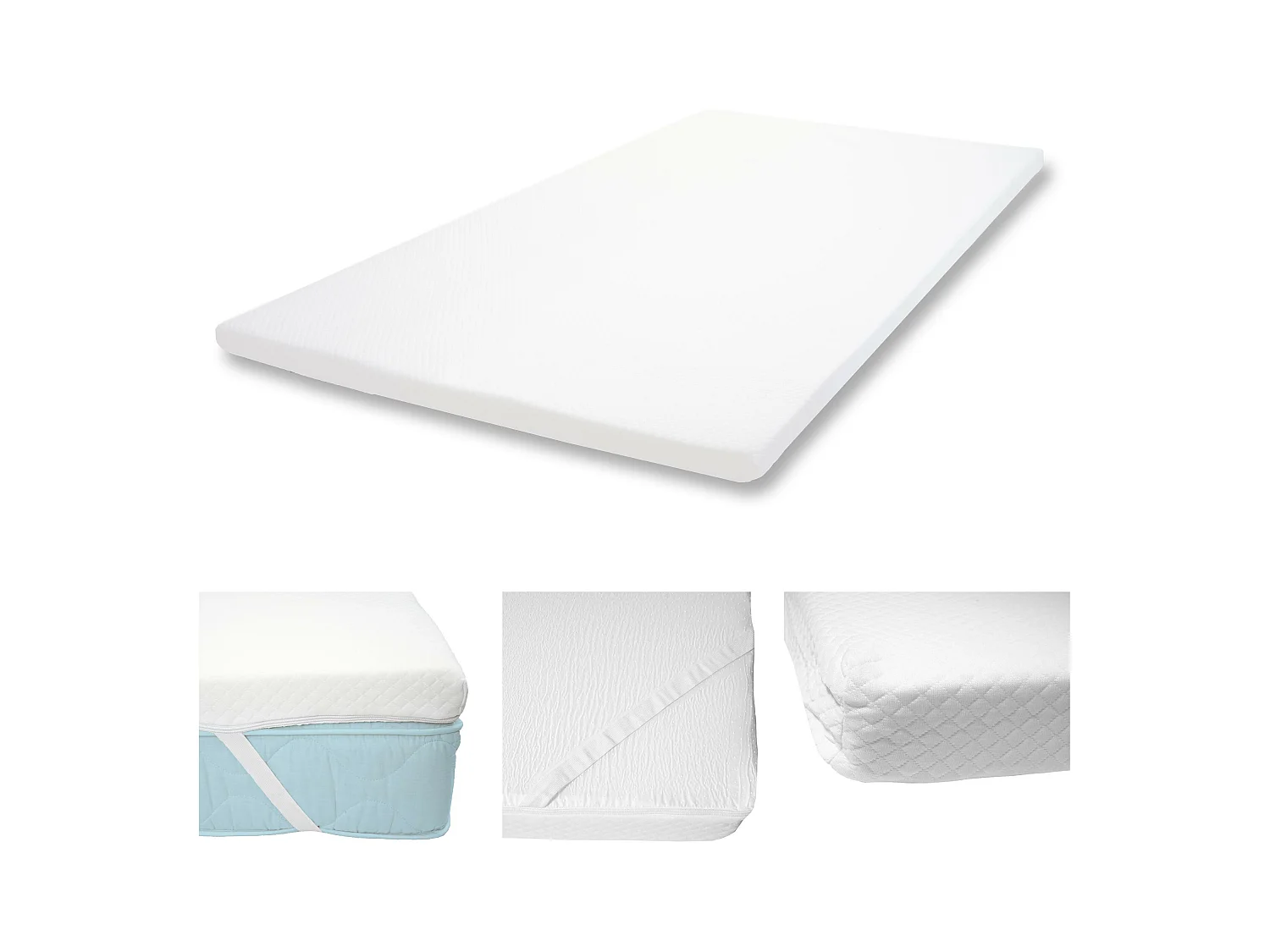 Koudschuim matrasbeschermer MCW-E63,  140x200cm