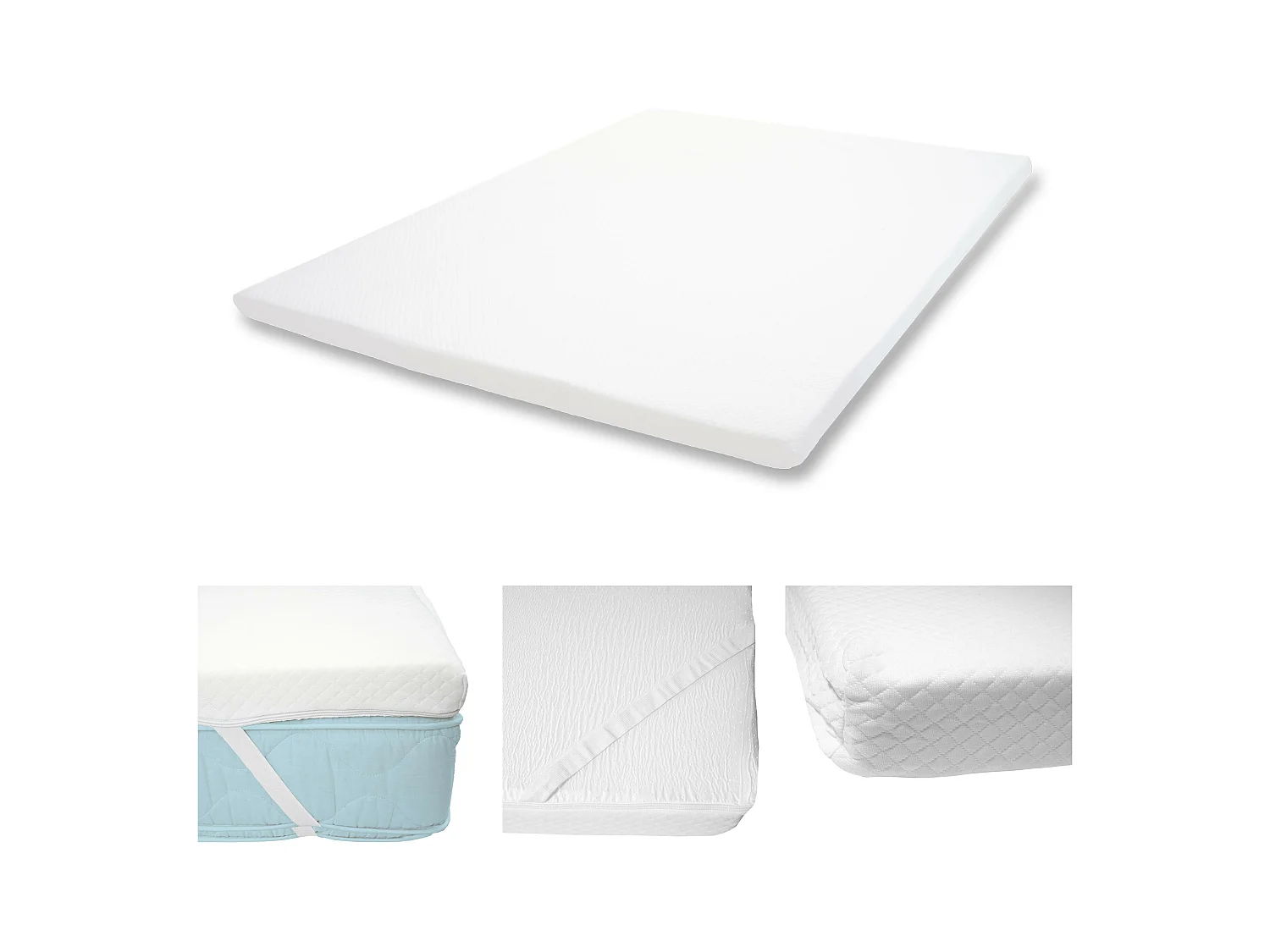 Sobrecolchón de espuma fría MCW-E63,  180x200cm