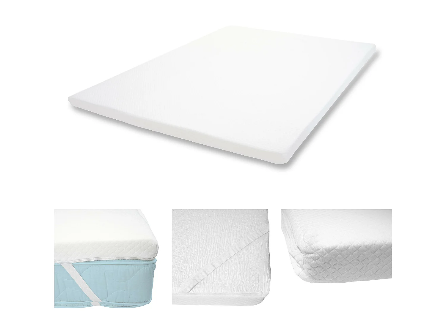 Surmatelas en mousse froide 6 cm MCW-E63,  180x200cm