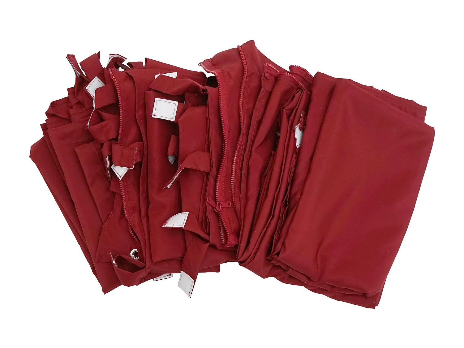 Seitenwand Pergola MCW-A22 4er-Set, Bordeaux