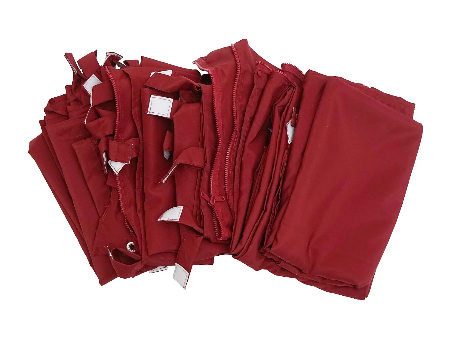 Zijwand pergola MCW-A22 set van 4,  bordeaux