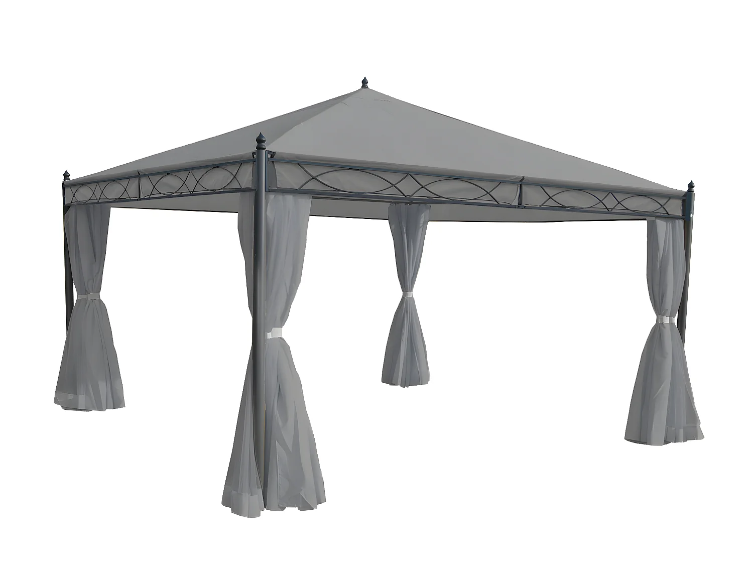 Pergola boczna Calpe III (zestaw 4 sztuk),  jasnoszary