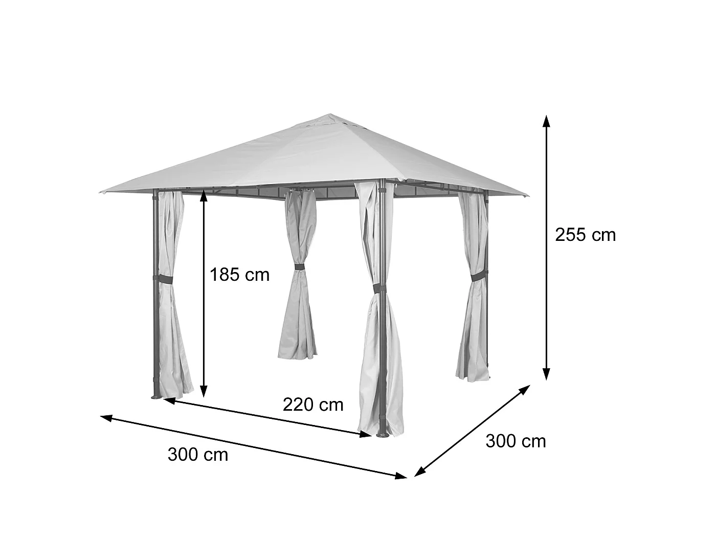 Pergola MCW-J63, Anthrazit