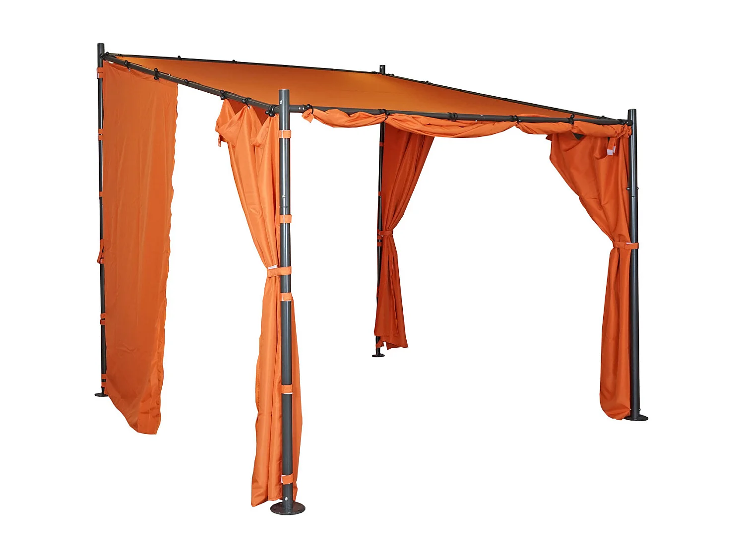 Paroi latérale Pergola MCW-A22, set de 4 pièces,  terre-cuite
